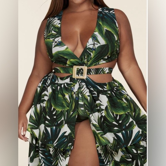 Maxi swim dress 3X - Picture 3 of 4